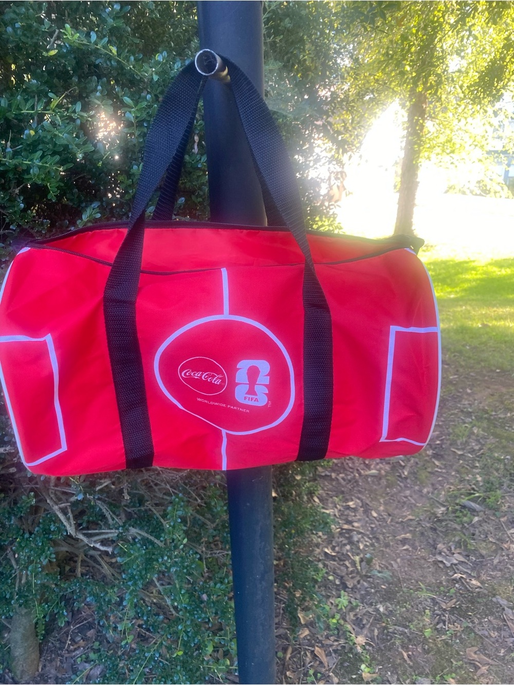 Kids Coca Cola Red Duffel Bag